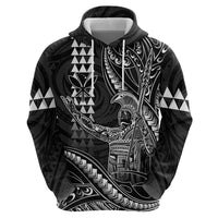 Hawaii King Kamehameha The Great Hoodie Black Tribal Tattoo