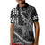 Hawaii King Kamehameha The Great Kid Polo Shirt Black Tribal Tattoo