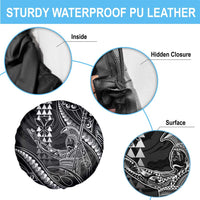 Hawaii King Kamehameha The Great Spare Tire Cover Black Tribal Tattoo