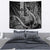 Hawaii King Kamehameha The Great Tapestry Black Tribal Tattoo