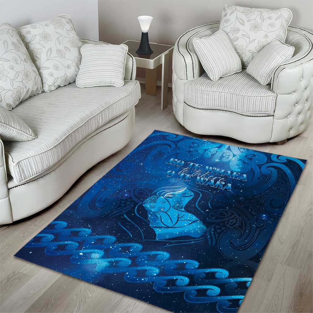 New Zealand Mother's Day Area Rug Ko Te Whaea Te Takere O Te Waka