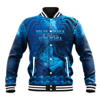 Personalised New Zealand Mother's Day Baseball Jacket Ko Te Whaea Te Takere O Te Waka