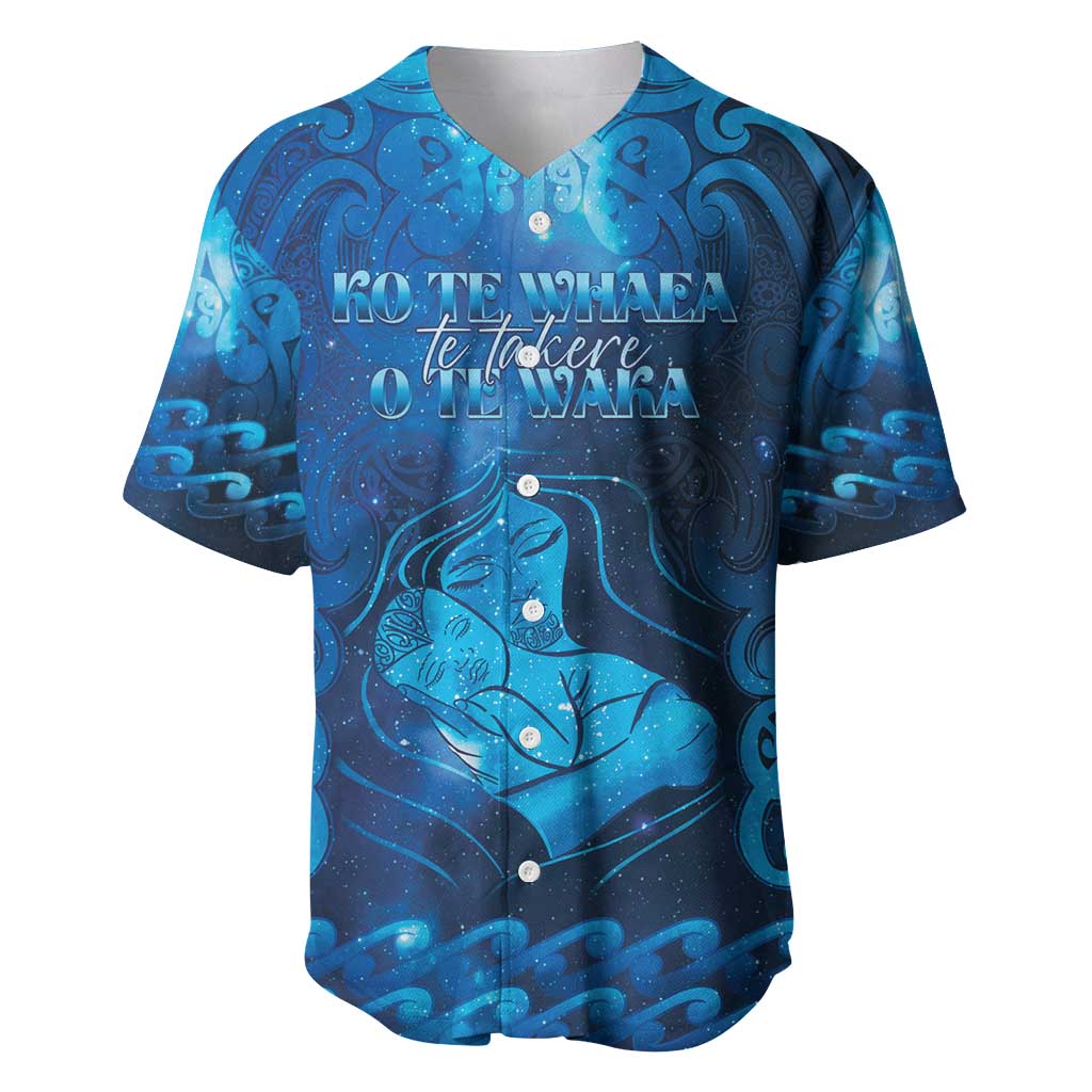Personalised New Zealand Mother's Day Baseball Jersey Ko Te Whaea Te Takere O Te Waka
