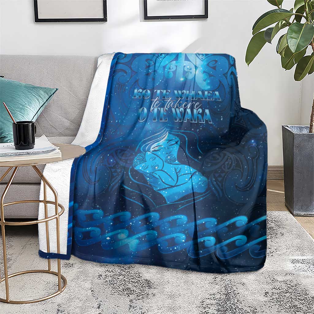 New Zealand Mother's Day Blanket Ko Te Whaea Te Takere O Te Waka LT05 - Polynesian Pride