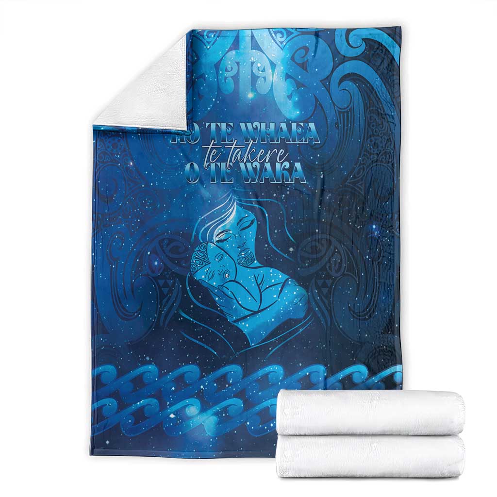 New Zealand Mother's Day Blanket Ko Te Whaea Te Takere O Te Waka LT05 - Polynesian Pride