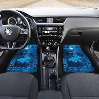 New Zealand Mother's Day Car Mats Ko Te Whaea Te Takere O Te Waka LT05 Set 2pcs - Front Blue - Polynesian Pride