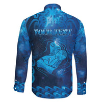 Personalised New Zealand Mother's Day Family Matching Mermaid Dress and Hawaiian Shirt Ko Te Whaea Te Takere O Te Waka