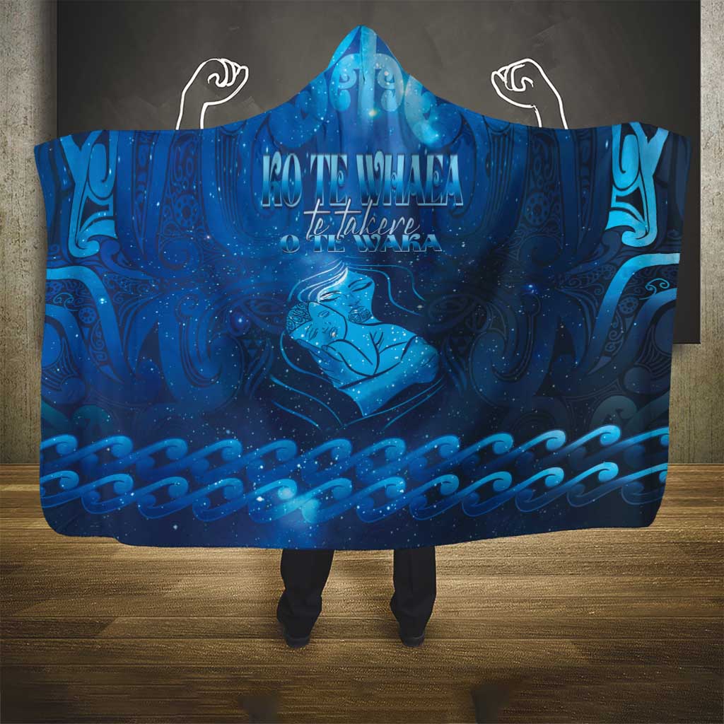 New Zealand Mother's Day Hooded Blanket Ko Te Whaea Te Takere O Te Waka LT05 - Polynesian Pride