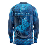 Personalised New Zealand Mother's Day Long Sleeve Shirt Ko Te Whaea Te Takere O Te Waka LT05 - Polynesian Pride