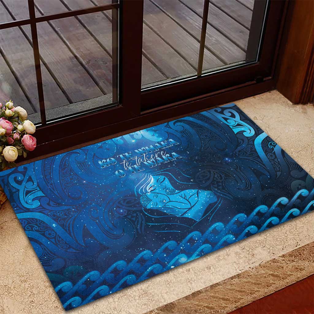 New Zealand Mother's Day Rubber Doormat Ko Te Whaea Te Takere O Te Waka LT05 - Polynesian Pride
