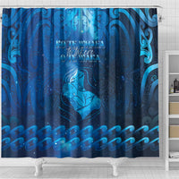 New Zealand Mother's Day Shower Curtain Ko Te Whaea Te Takere O Te Waka