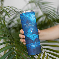 Personalised New Zealand Mother's Day Skinny Tumbler Ko Te Whaea Te Takere O Te Waka