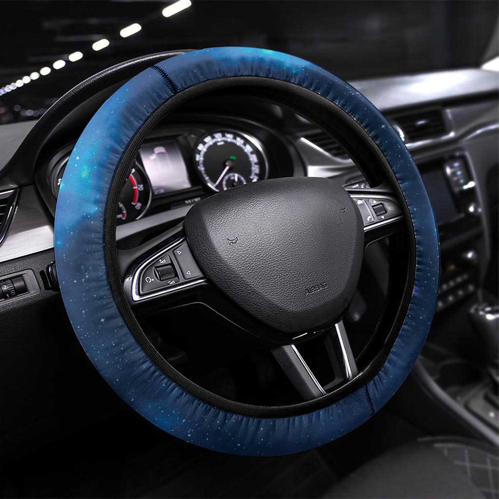New Zealand Mother's Day Steering Wheel Cover Ko Te Whaea Te Takere O Te Waka LT05 Universal Fit Blue - Polynesian Pride