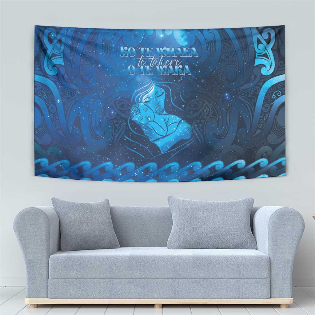 New Zealand Mother's Day Tapestry Ko Te Whaea Te Takere O Te Waka