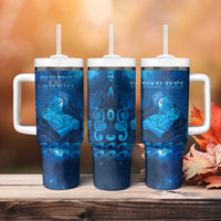 Personalised New Zealand Mother's Day Tumbler With Handle Ko Te Whaea Te Takere O Te Waka LT05 - Polynesian Pride