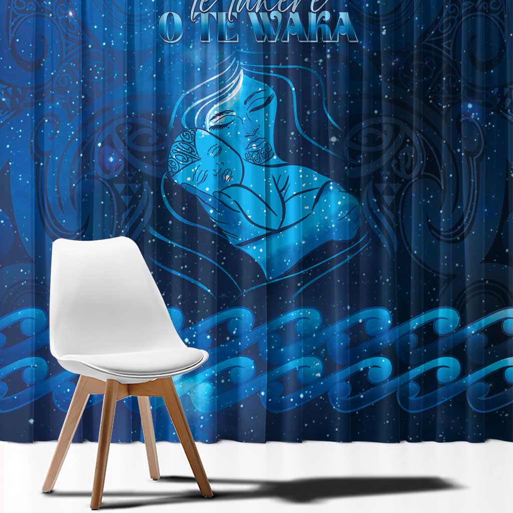 New Zealand Mother's Day Window Curtain Ko Te Whaea Te Takere O Te Waka LT05 - Polynesian Pride