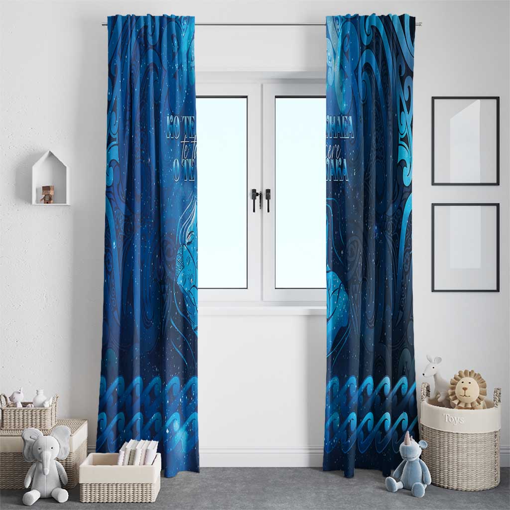 New Zealand Mother's Day Window Curtain Ko Te Whaea Te Takere O Te Waka LT05 - Polynesian Pride