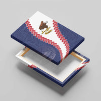 American Samoa Eagle Canvas Wall Art Polynesian Tribal Pattern Curve Style LT05 - Polynesian Pride
