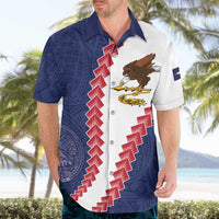 American Samoa Eagle Hawaiian Shirt Polynesian Tribal Pattern Curve Style LT05 - Polynesian Pride