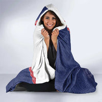American Samoa Eagle Hooded Blanket Polynesian Tribal Pattern Curve Style LT05 - Polynesian Pride