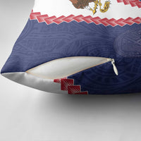 American Samoa Eagle Pillow Cover Polynesian Tribal Pattern Curve Style LT05 - Polynesian Pride