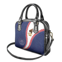 American Samoa Eagle Shoulder Handbag Polynesian Tribal Pattern Curve Style LT05 - Polynesian Pride