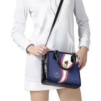 American Samoa Eagle Shoulder Handbag Polynesian Tribal Pattern Curve Style LT05 - Polynesian Pride
