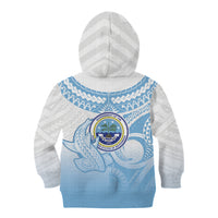 Micronesia Constitution Day Kid Hoodie Polynesian Tribal Tattoo Simple Style