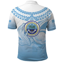 Micronesia Constitution Day Polo Shirt Polynesian Tribal Tattoo Simple Style
