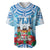 Personalised Fiji Ratu Sir Lala Sukuna Day Baseball Jersey Hibiscus Tapa Pattern