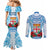 Personalised Fiji Ratu Sir Lala Sukuna Day Couples Matching Mermaid Dress and Long Sleeve Button Shirt Hibiscus Tapa Pattern