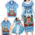 Personalised Fiji Ratu Sir Lala Sukuna Day Family Matching Long Sleeve Bodycon Dress and Hawaiian Shirt Hibiscus Tapa Pattern