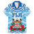 Personalised Fiji Ratu Sir Lala Sukuna Day Family Matching Mermaid Dress and Hawaiian Shirt Hibiscus Tapa Pattern