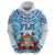 Personalised Fiji Ratu Sir Lala Sukuna Day Hoodie Hibiscus Tapa Pattern