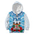 Personalised Fiji Ratu Sir Lala Sukuna Day Kid Hoodie Hibiscus Tapa Pattern