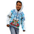 Personalised Fiji Ratu Sir Lala Sukuna Day Kid Hoodie Hibiscus Tapa Pattern