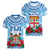 Personalised Fiji Ratu Sir Lala Sukuna Day Women V-Neck T-Shirt Hibiscus Tapa Pattern