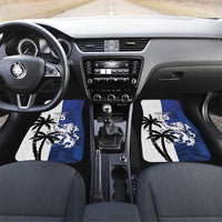 Fiji And Scotland Rugby Car Mats Fijian Palm Tree With Thistle Together