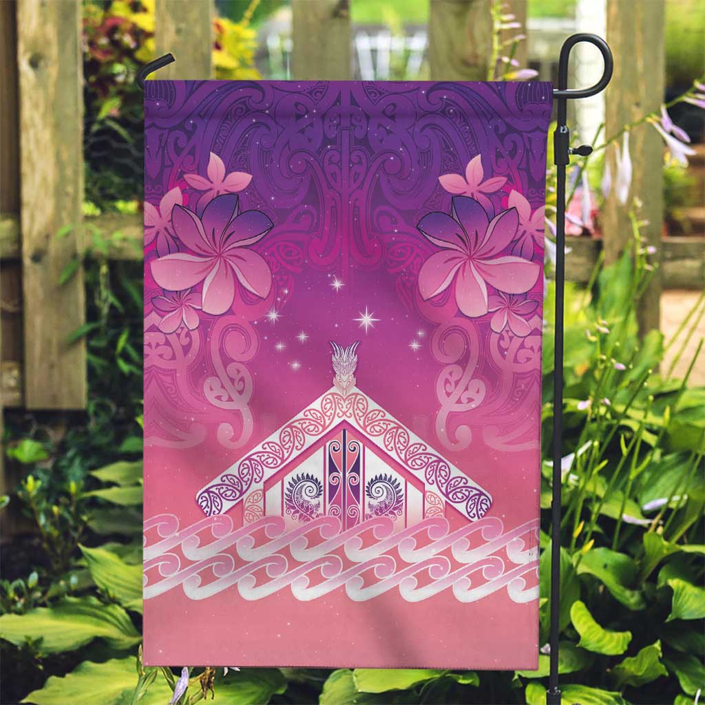 New Zealand Matariki Garden Flag Maori Marae Purple Galaxy