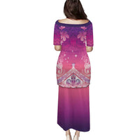 New Zealand Matariki Puletasi Maori Marae Purple Galaxy