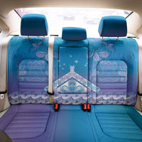 New Zealand Matariki Back Car Seat Cover Maori Marae Cyan Galaxy