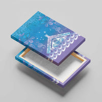 New Zealand Matariki Canvas Wall Art Maori Marae Cyan Galaxy