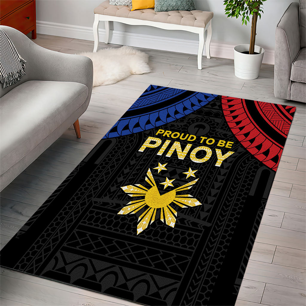 Philippines Independence Day Area Rug Proud To Be Pinoy LT05 - Polynesian Pride