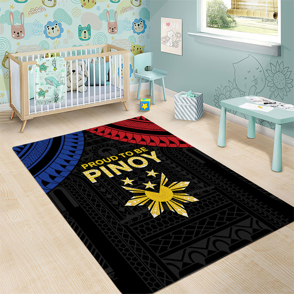 Philippines Independence Day Area Rug Proud To Be Pinoy LT05 - Polynesian Pride