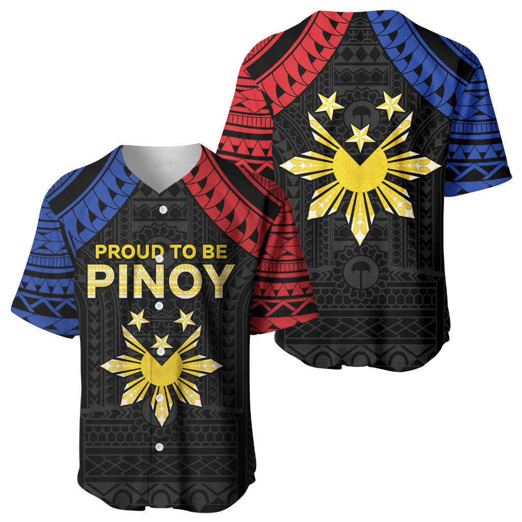 Philippines Independence Day Baseball Jersey Proud To Be Pinoy LT05 - Polynesian Pride