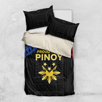 Philippines Independence Day Bedding Set Proud To Be Pinoy LT05 US Twin 172cm x 218cm Black - Polynesian Pride