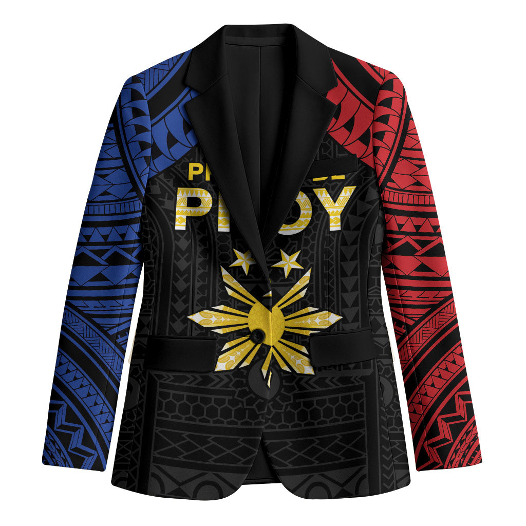 Philippines Independence Day Blazer Proud To Be Pinoy LT05 Unisex Black - Polynesian Pride