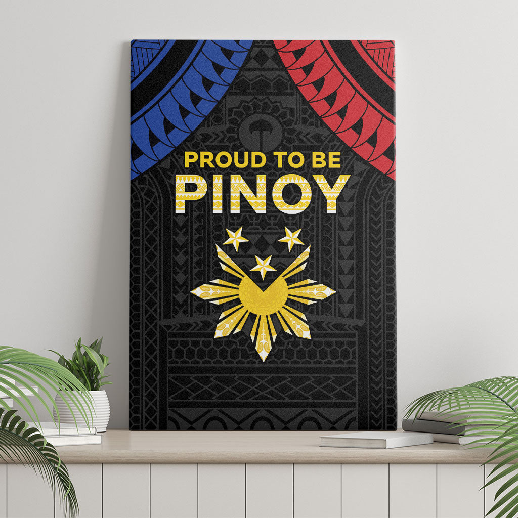 Philippines Independence Day Canvas Wall Art Proud To Be Pinoy LT05 - Polynesian Pride