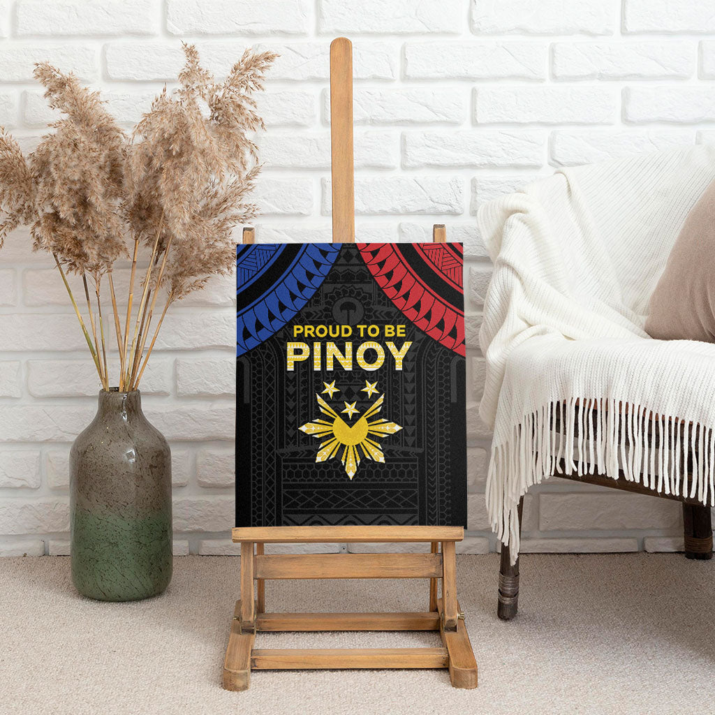 Philippines Independence Day Canvas Wall Art Proud To Be Pinoy LT05 - Polynesian Pride