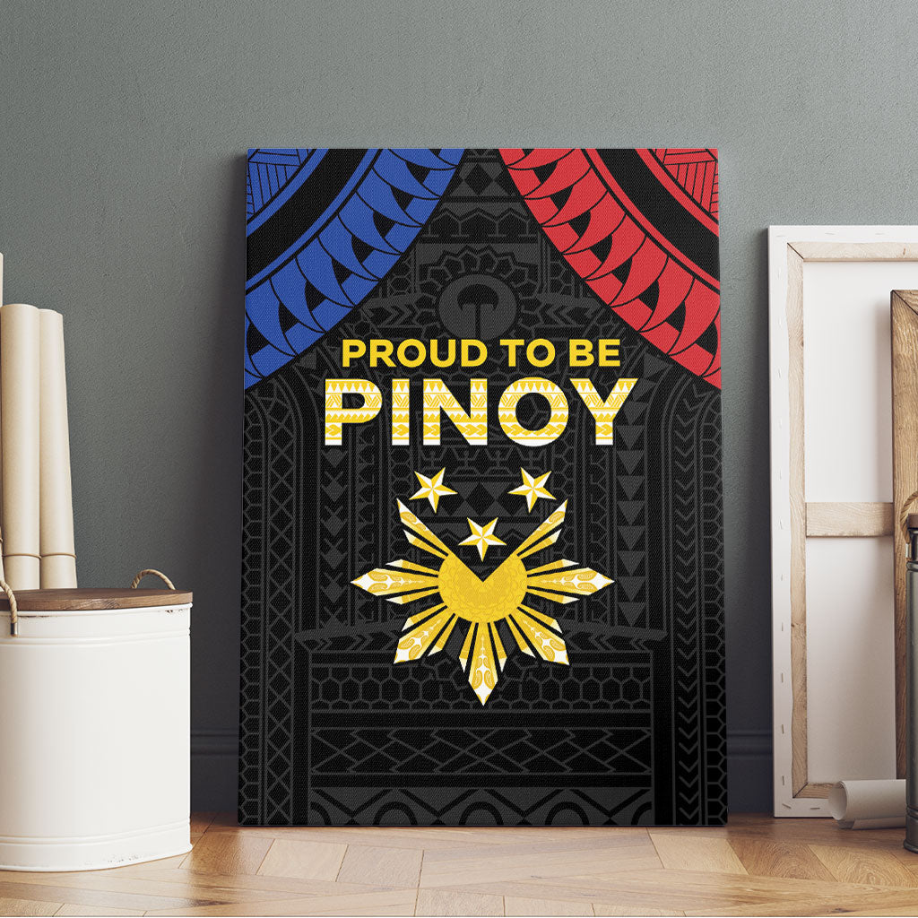 Philippines Independence Day Canvas Wall Art Proud To Be Pinoy LT05 - Polynesian Pride